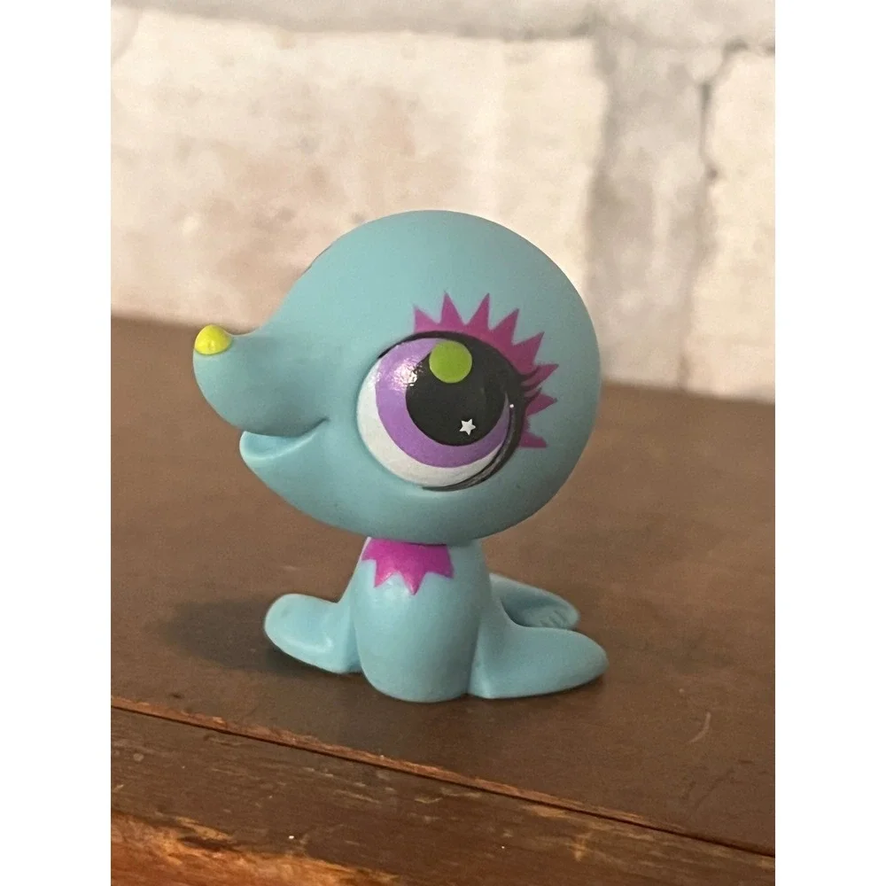 Hasbro Littlest Pet Shop LPS Blue Seal #2848‎ Swinging Circus
